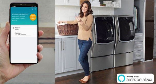 LG łączy technologię ThinQ z usługą Amazon Dash Replenishment. Automatyczne uzupełnianie zapasów w pralkach i zmywarkach
