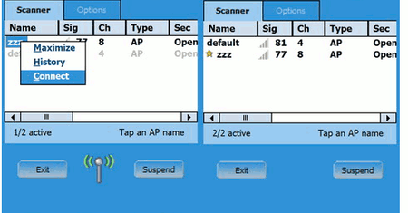 Skaner Wi-Fi dla Windows Mobile