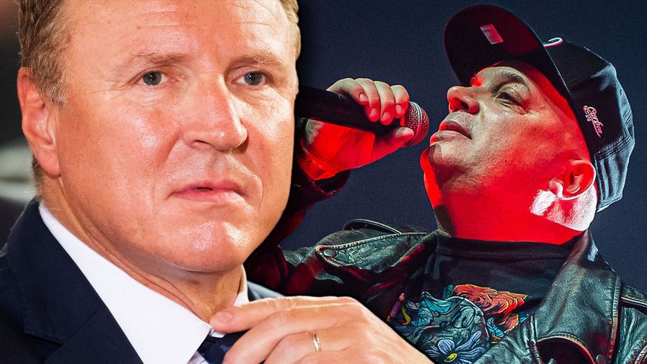 Były prezes TVP Jacek Kurski oraz Krzysztof Skiba