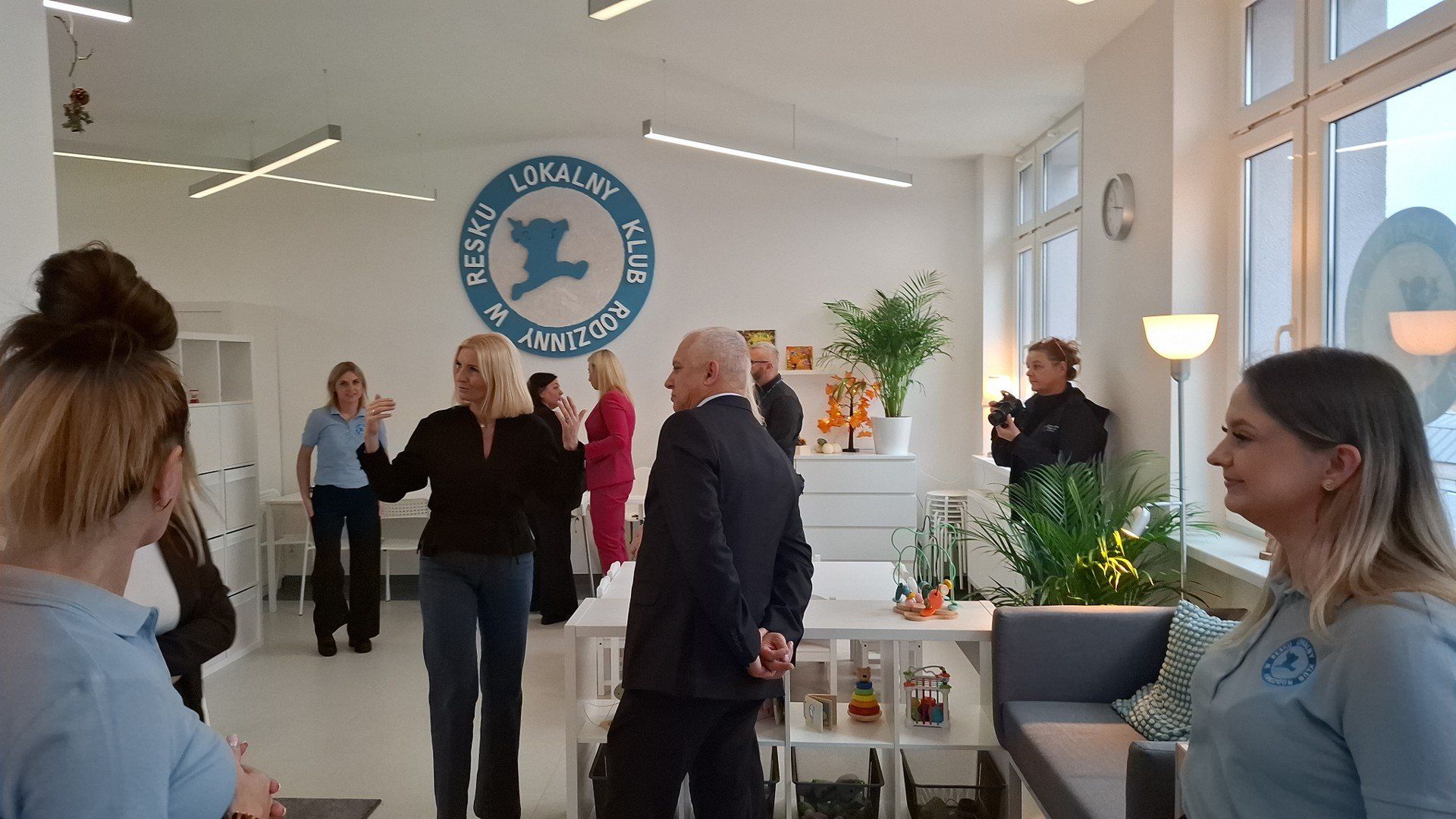 Lokalny Klub Rodzinny w Resku znajduje się na pierwszszym piętrze Centrm Kultury przy ul. Wojska Polskiego 16