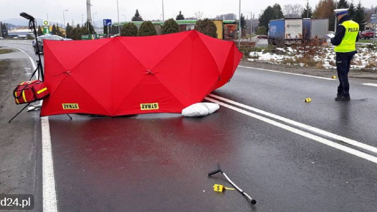 Lekarz potrącił człowieka. 