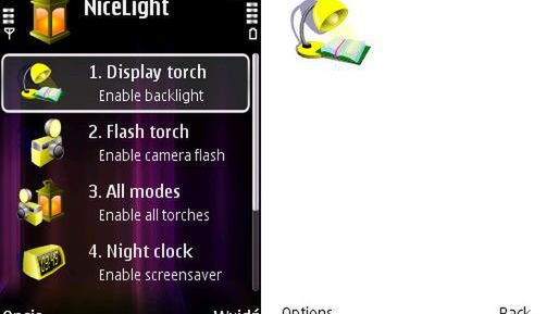 Zarządzaj podświetleniem Symbiana 1