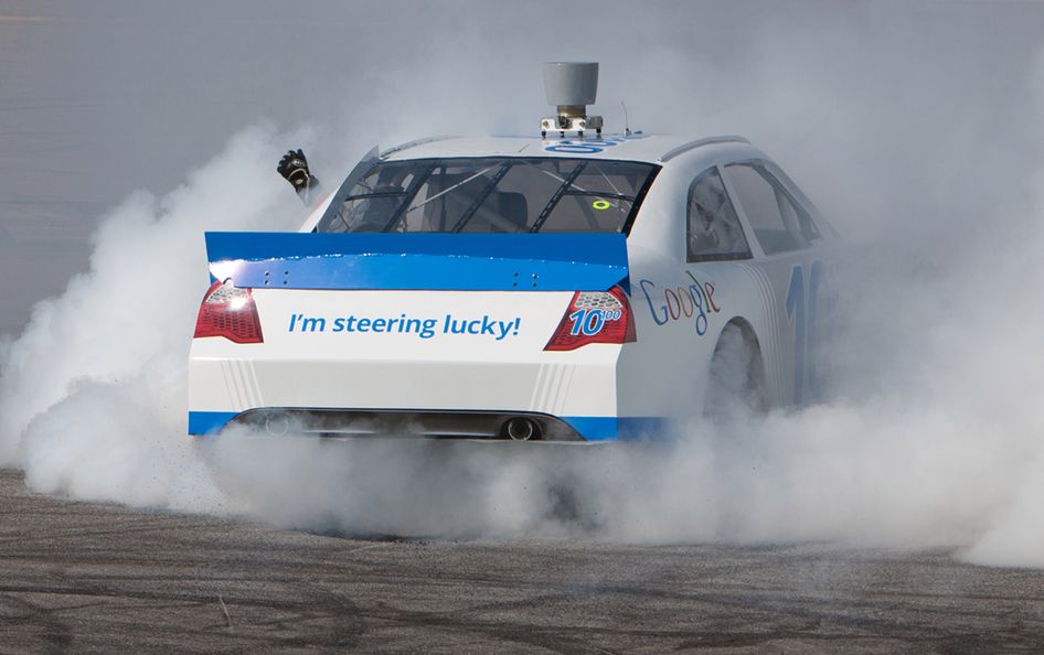 Google car + NASCAR = ?