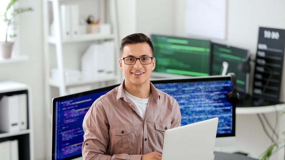 Portrait of male programmer in office
adult, business, career, caucasian, code, command, company, computer, connection, cyber, data, developer, digital, employee, engineering, entrepreneur, guy, indoors, information, internet, it, javascript, job, laptop, male, man, modern, network, occupation, office, online, pc, people, person, portrait, profession, program, programmer, programming, project, software, support, system, technology, virtual, web, website, work, worker, young, adult, business, career, caucasian, code, command, company, computer, connection, cyber, data, developer, digital, employee, engineering, entrepreneur, guy, indoors, information, internet, it, javascript, job, laptop, male, man, modern, network, occupation, office, online, pc, people, person, portrait, profession, program, programmer, programming, project, software, support, system, technology, virtual, web, website, work, worker, young