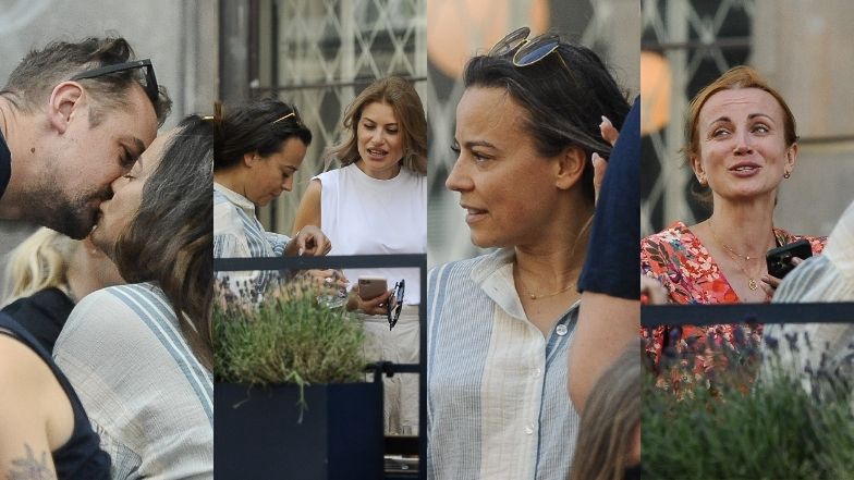 Anna Mucha i Jakub Wons przyłapani w restauracji