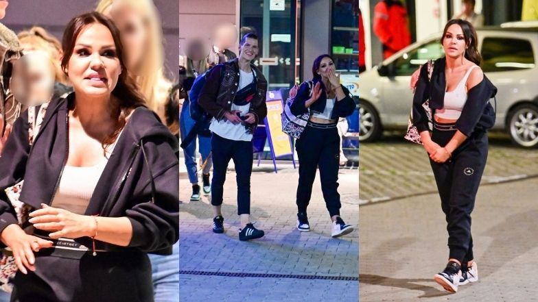 "Taniec z gwiazdami". Uczestnicy i prowadzący opuszczają studio po nagraniach 