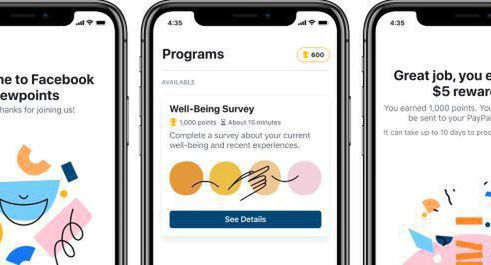 Facebook wprowadza aplikację Viewpoints. Pozwoli zarabiać uczestnikom ankiet online