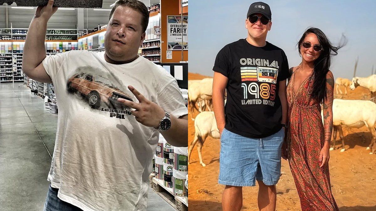 Łukasz Lotek Lotkowski schudł 51 kilogramów. TEGO całkowicie pozbył się z diety