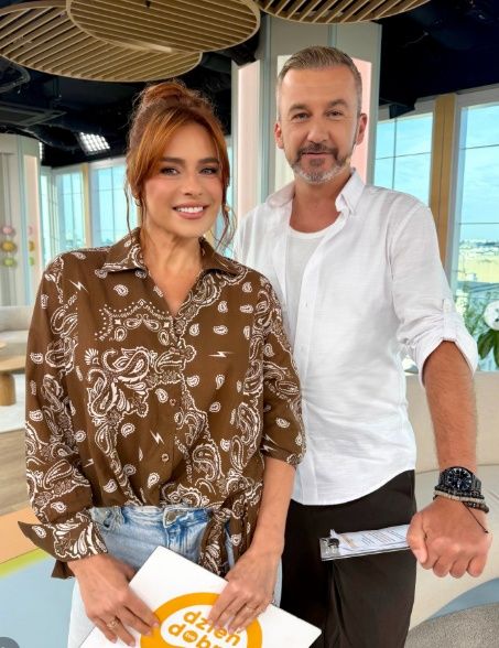Natasza Urbańska i Krzysztof Skórzyński