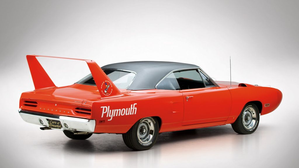 Plymouth Superbird może pochwalić się naprawdę ekstremalnym spojlerem