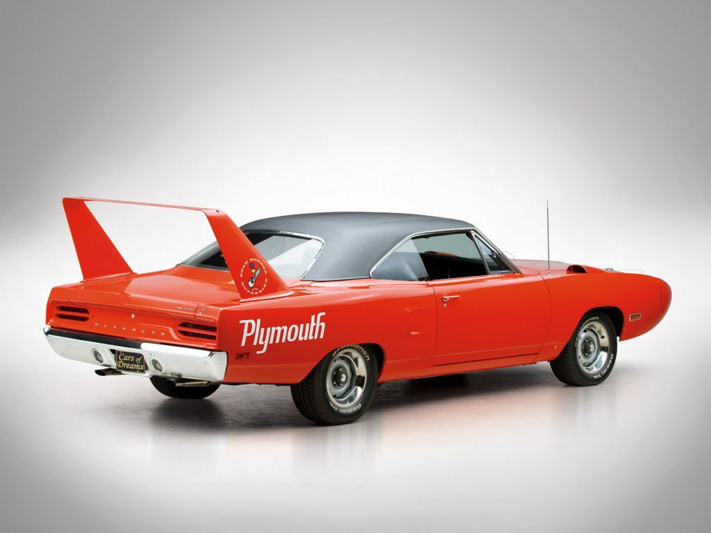 Plymouth Superbird może pochwalić się naprawdę ekstremalnym spojlerem
