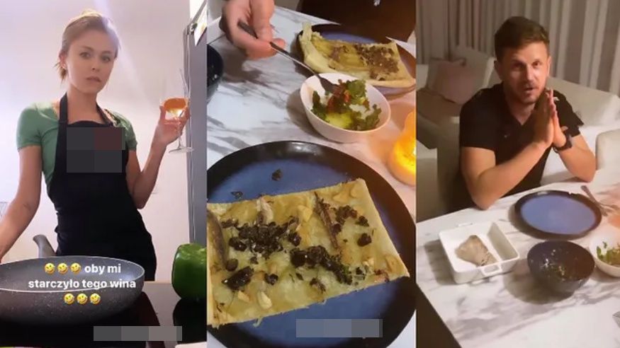 Wykwintna kolacja Joanny Opozdy