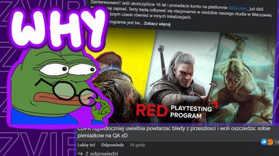 16-latkowie poszukiwani do darmowej pracy z CD Projekt RED