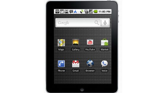 Androidowy tablet Google właściwie potwierdzony 1