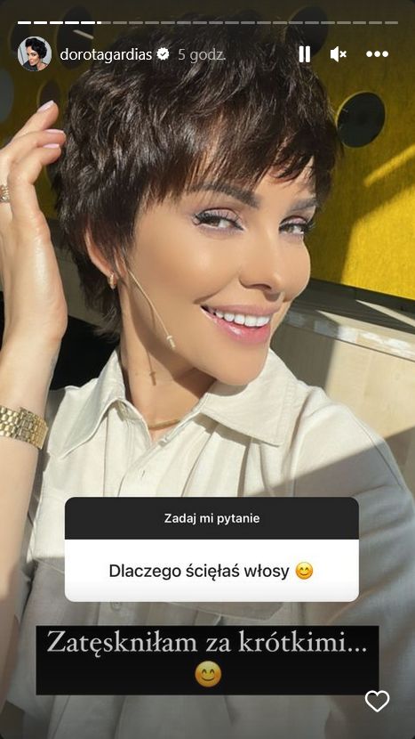 Dorota Gardias odpowiada na pytanie internauty. Zdradziła sekret nienagannej sylwetki