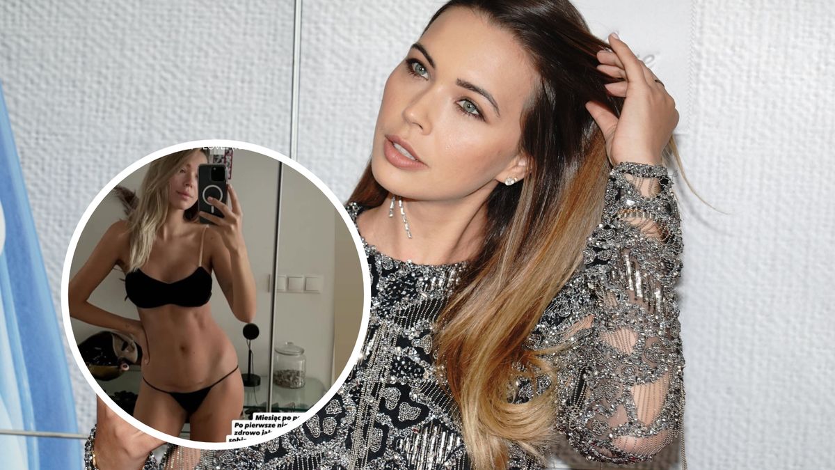 Sandra Kubicka przypomniała sylwetkę miesiąc po porodzie