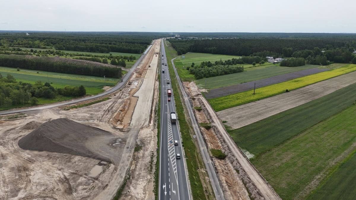 Postęp prac na budowie trasy S19 Lublin - Lubartów