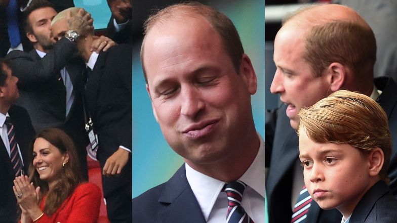 Książę William, księżna Kate, książę George i celebryci w euforii po zwycięstwie angielskiej drużyny nad Niemcami 