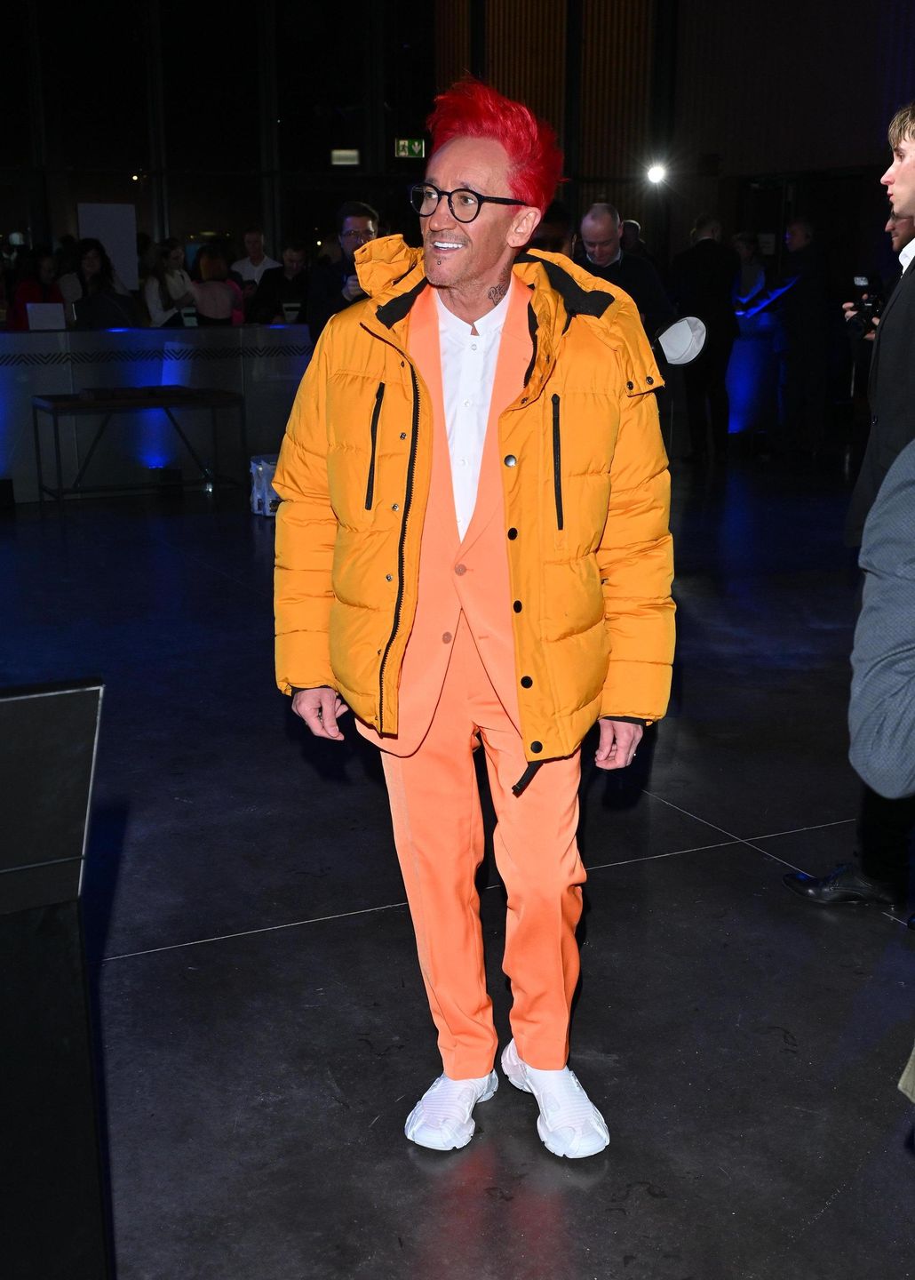 Michał Wiśniewski na premierze serialu o Dodzie