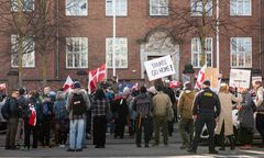 Protesty w Kopenhadze i Aarhus. "Grenlandia nie jest na sprzedaż"