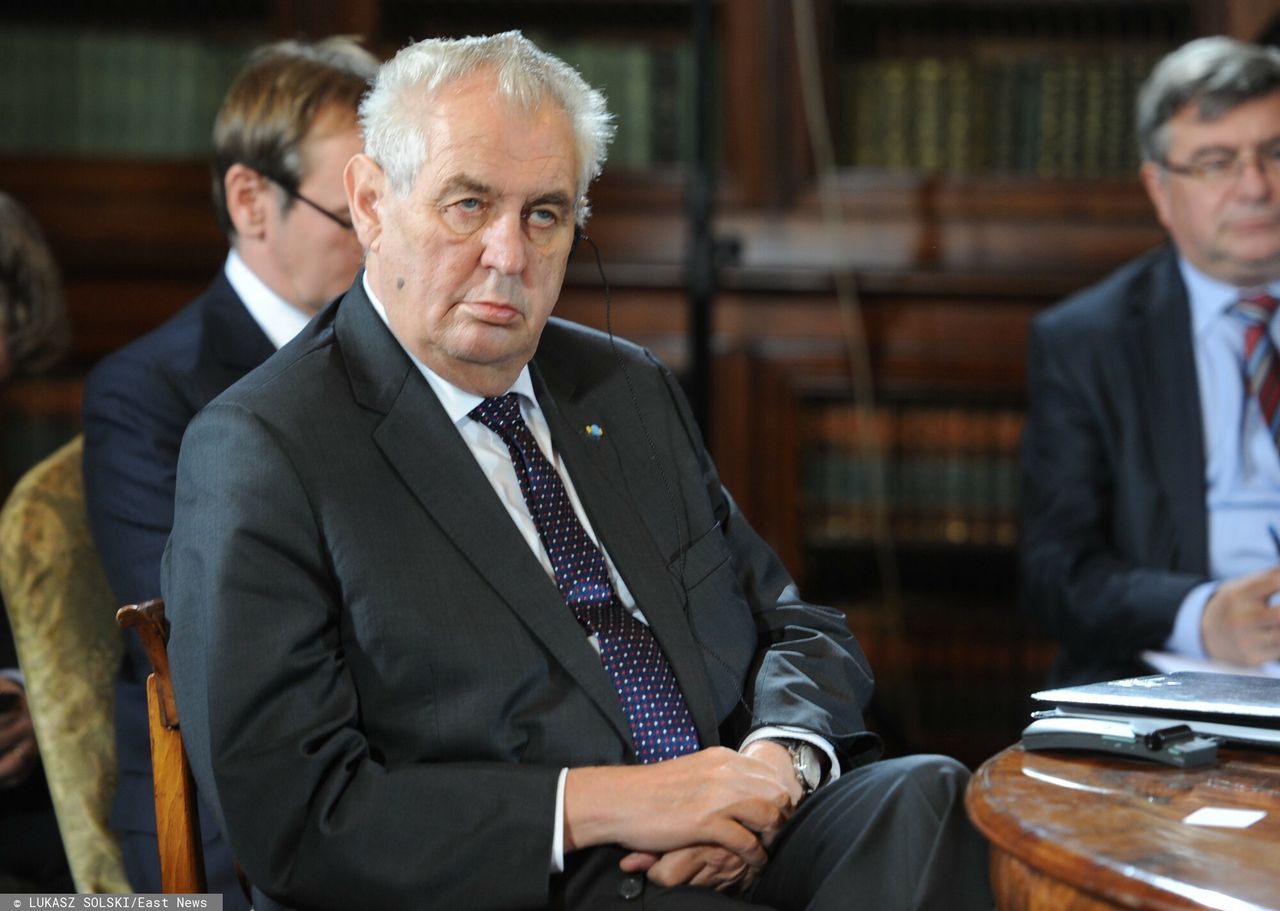 Prezydent Czech Milosz Zeman w szpitalu. Wcześniej spotkał się z Babiszem