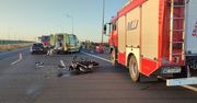 Wypadek na S8. Życia motocyklistki nie udało się uratować