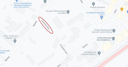 Na mapach Lublina pojawiła się ulica Krzysztofa Żuka. Prezydent naszego miasta nie będzie zadowolony