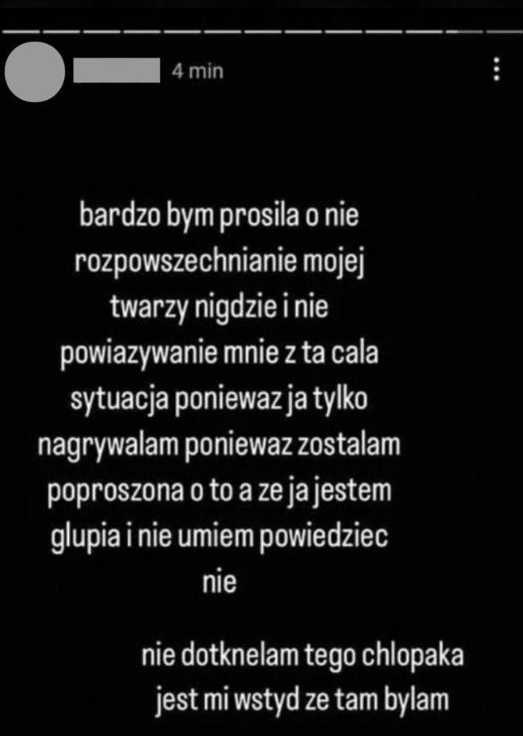 Tak tłumaczy się młoda kobieta, która nagrywała pobicie nastolatka