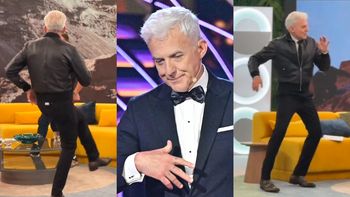 UWAGA: Hubert Urbański podryguje i macha nóżką w śniadaniówce Polsatu. Czas DEFINITYWNIE wyjść zza pulpitu i gnać do "Tańca z Gwiazdami"?