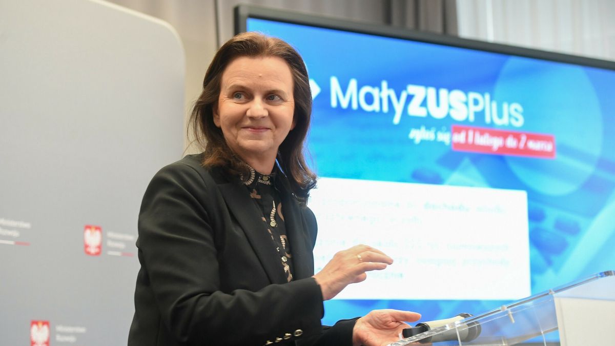 Prezes ZUS prof. Gertruda Uścińska. Prognozy emerytalne Zakładu dla samozatrudnionych nie są optymistyczne