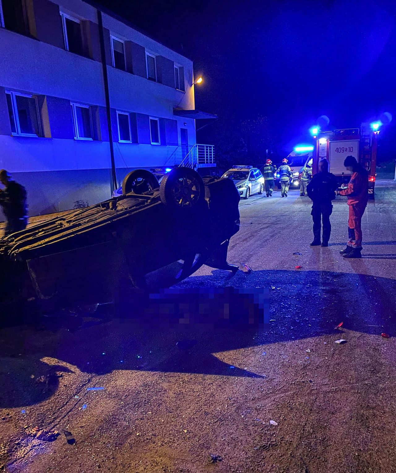 Tragiczna noc na drogach powiatu będzińskiego. Nie żyją dwie osoby