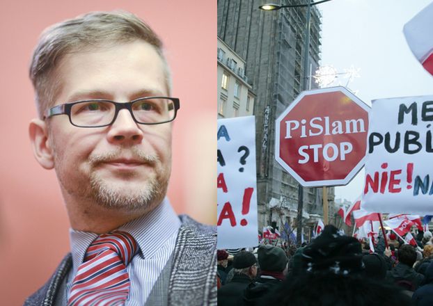 Jacek Dehnel o marszu KOD: "Hasła były przaśne. Szedłem zażenowany i wściekły"