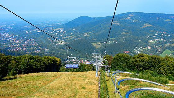 Weekend na Śląsku. Z Czantorii rozciąga się wspaniała panorama. 