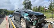 Jechał wrakiem po narkotykach. Auto rozbił kilka dni wcześniej