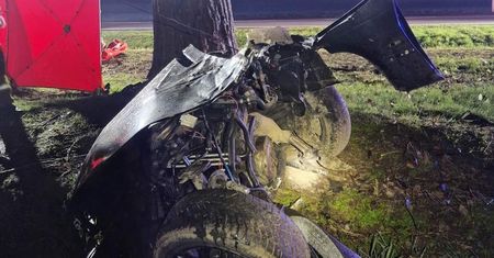 Śmiertelny wypadek po zderzeniu z sarną. Strażacy zastali przerażający widok