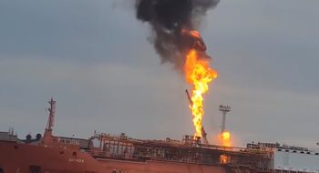 Rosyjski atak na Izmaił. Płonie turecki tankowiec