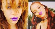 Rihanna z fioletowymi ustami! "Najseksowniejszy kolor!" (ZDJĘCIA)