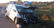 Wypadek w Radomicach: 2 osoby w szpitalu