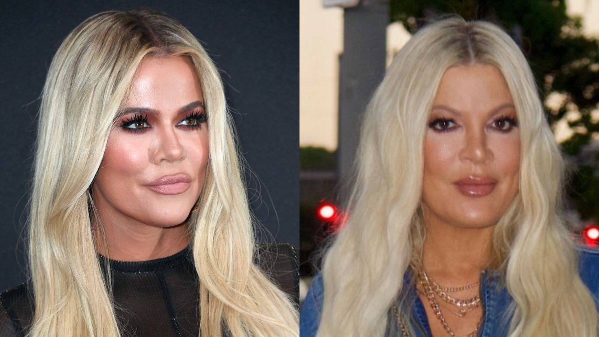 Po lewej Khloe Kardashian. Po prawej nowa twarz Tori Spelling 