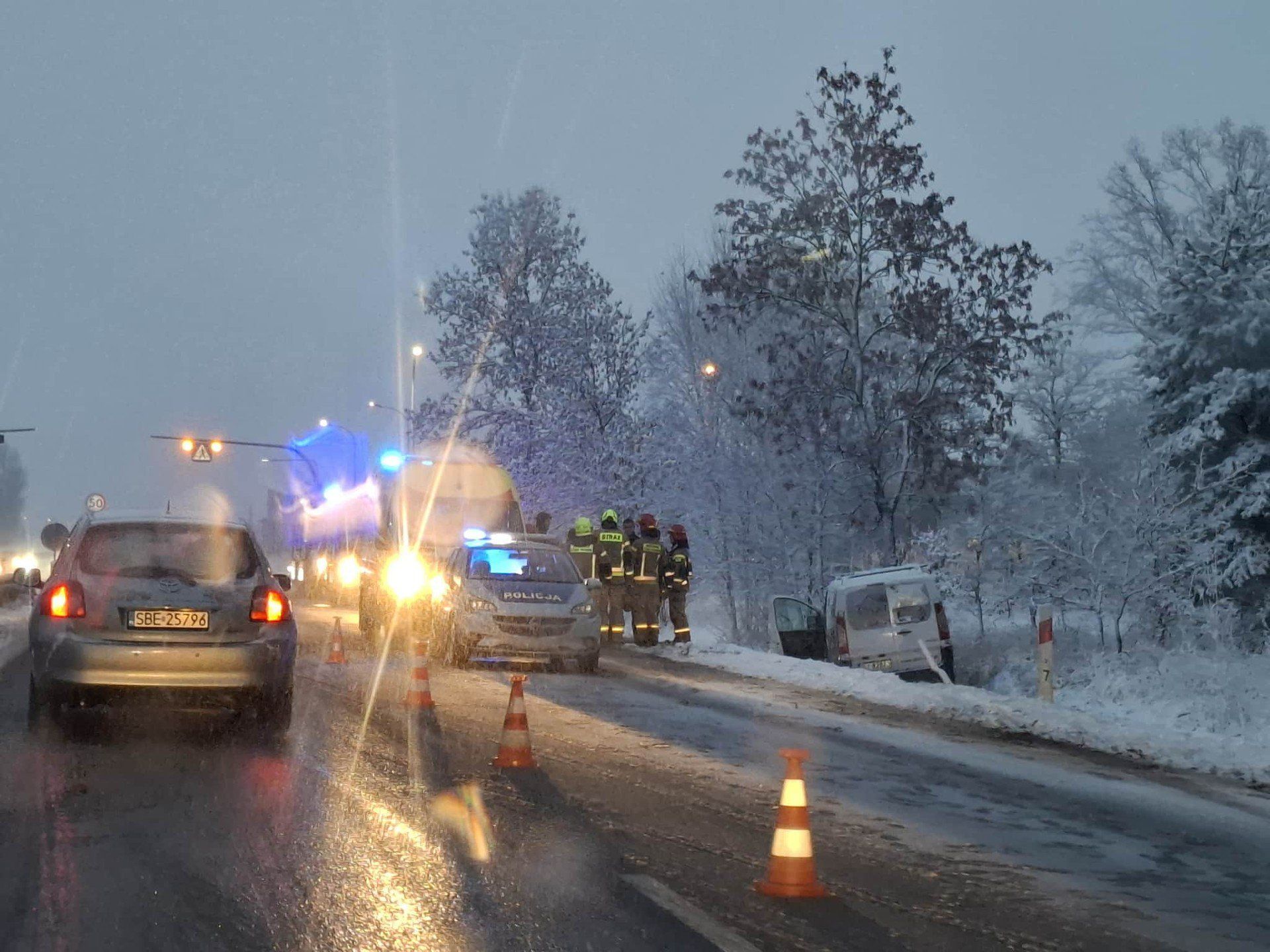 Warunki na drogach w woj. śląskim