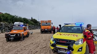Dramatyczna akcja koło Łeby. Dziecko topiło się na oczach kolegów