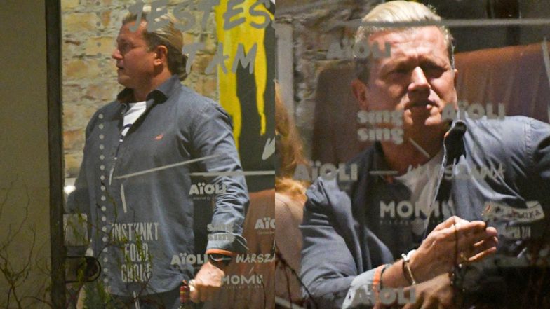 Jarosław Jakimowicz imprezuje w centrum Warszawy