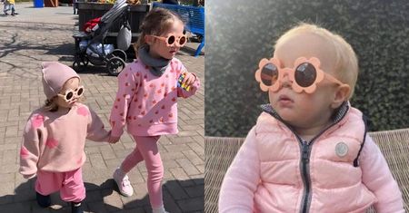 Córka Jacka Kurskiego pozuje w takich samych okularach jak pociechy Lewandowskich. Ikony dziecięcego stylu? (ZDJĘCIA)