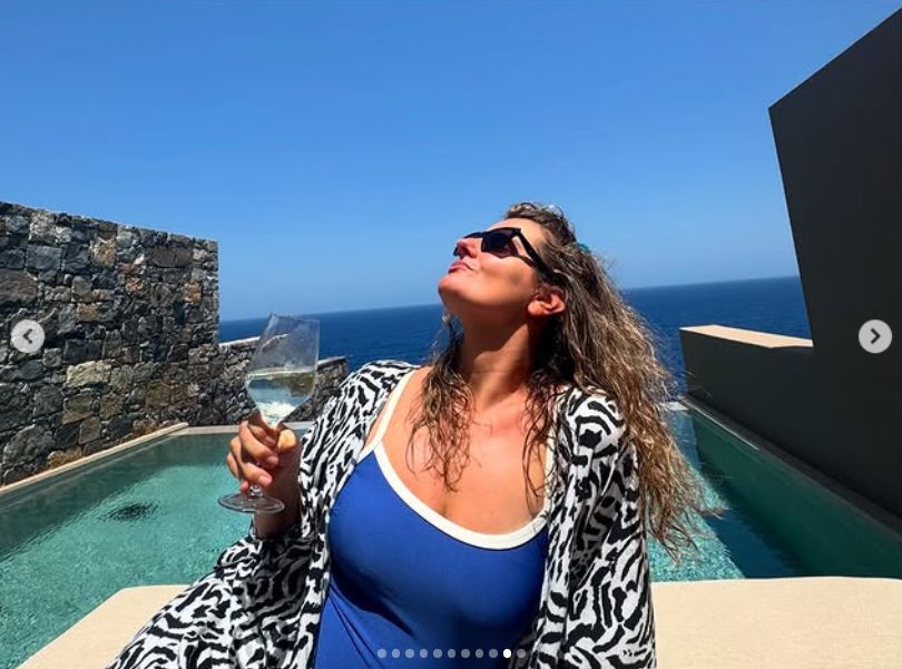 Zofia Zborowska w bikini na wakacjach z mężem