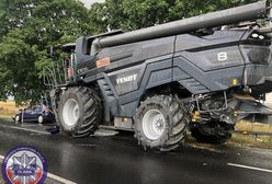 Auto zderzyło się z kombajnem. Nie żyje 20-latek