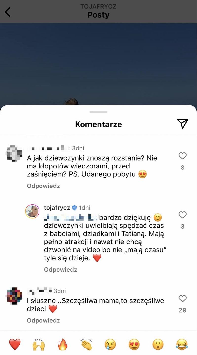 Olga Frycz wytłumaczyła internautce nurtującą ją kwestię