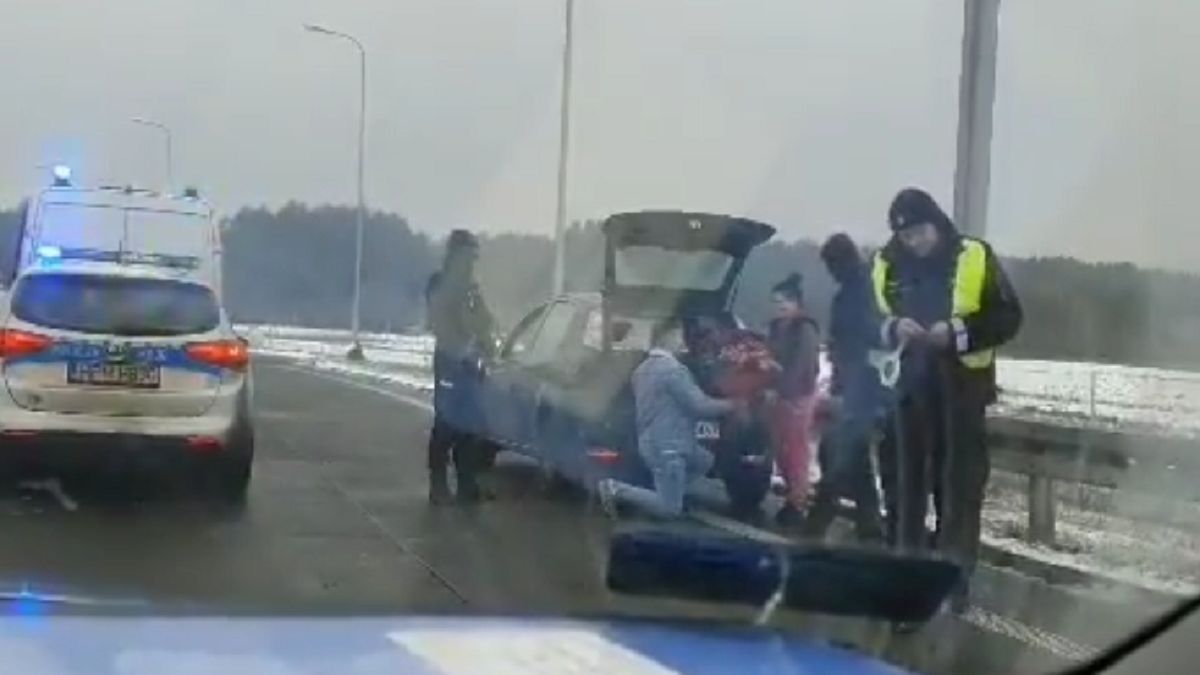 Oświadczył się w czasie kontroli drogowej