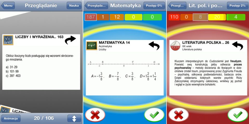 Aplikacje do matury i egzaminu gimnazjalnego dostępne w App Store 2