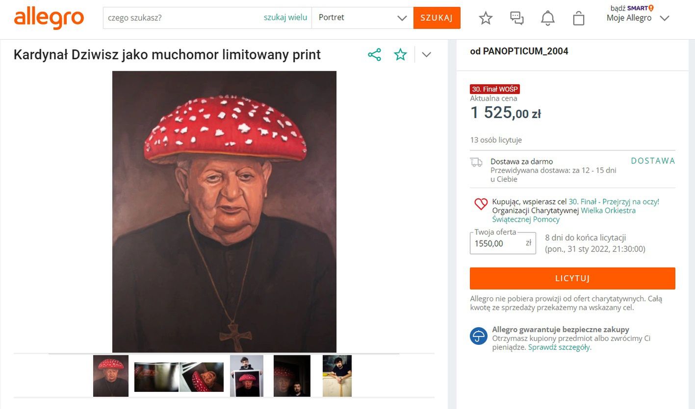Licytacja WOŚP 