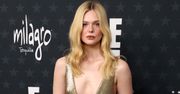 Odważny dekolt i metaliczny blask. Elle Fanning w zjawiskowej kreacji